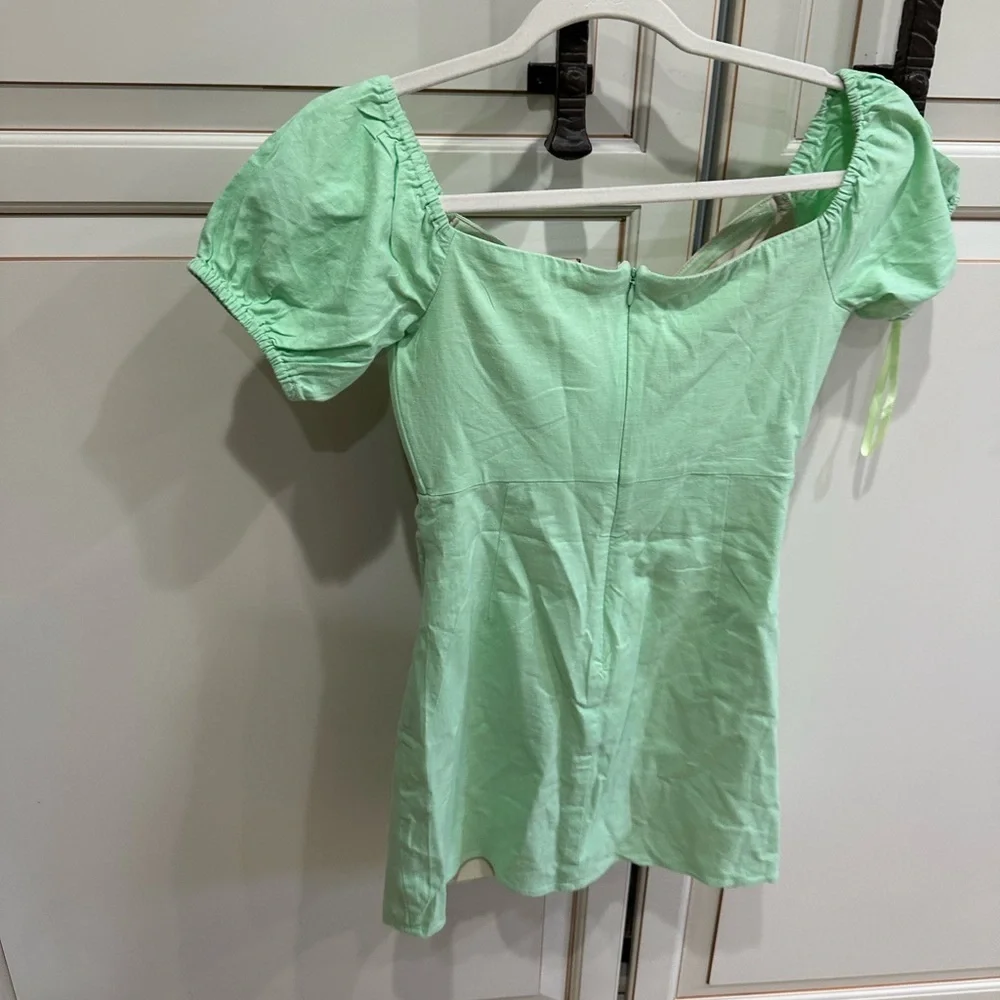 CAMILA COELHO Georgie Dress in Soft Mint (D8) - Picture 3 of 6